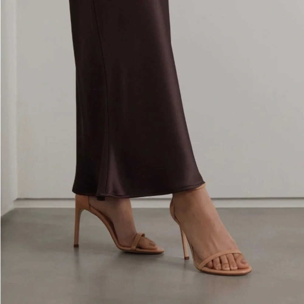 Saint Laurent nude pink Jane stiletto heels 37.5 - Picture 2 of 10